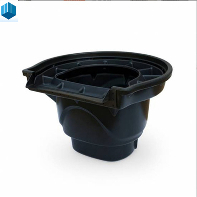 Injection Moulding Black Container Parts, Produk Shell Material PC